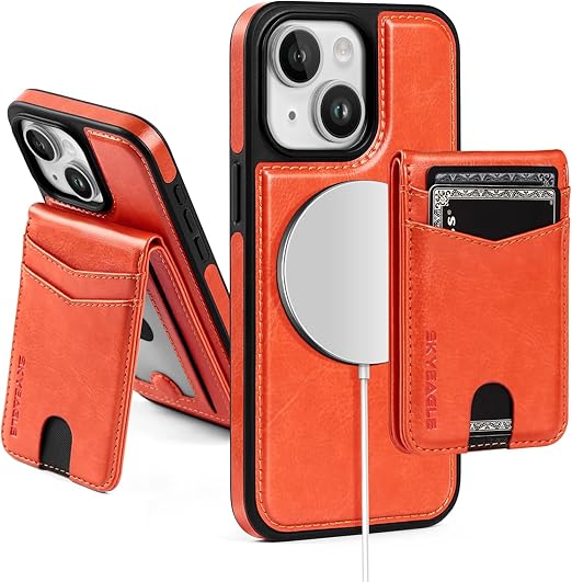 SkyEagle Compatible With Magsafe 2 In 1 Detachable IPhone 17 Wallet Case With Card