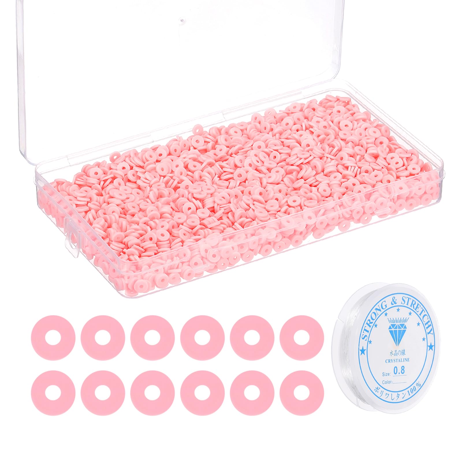PATIKIL 4000 Pcs Clay Beads Bracelet Making Kit