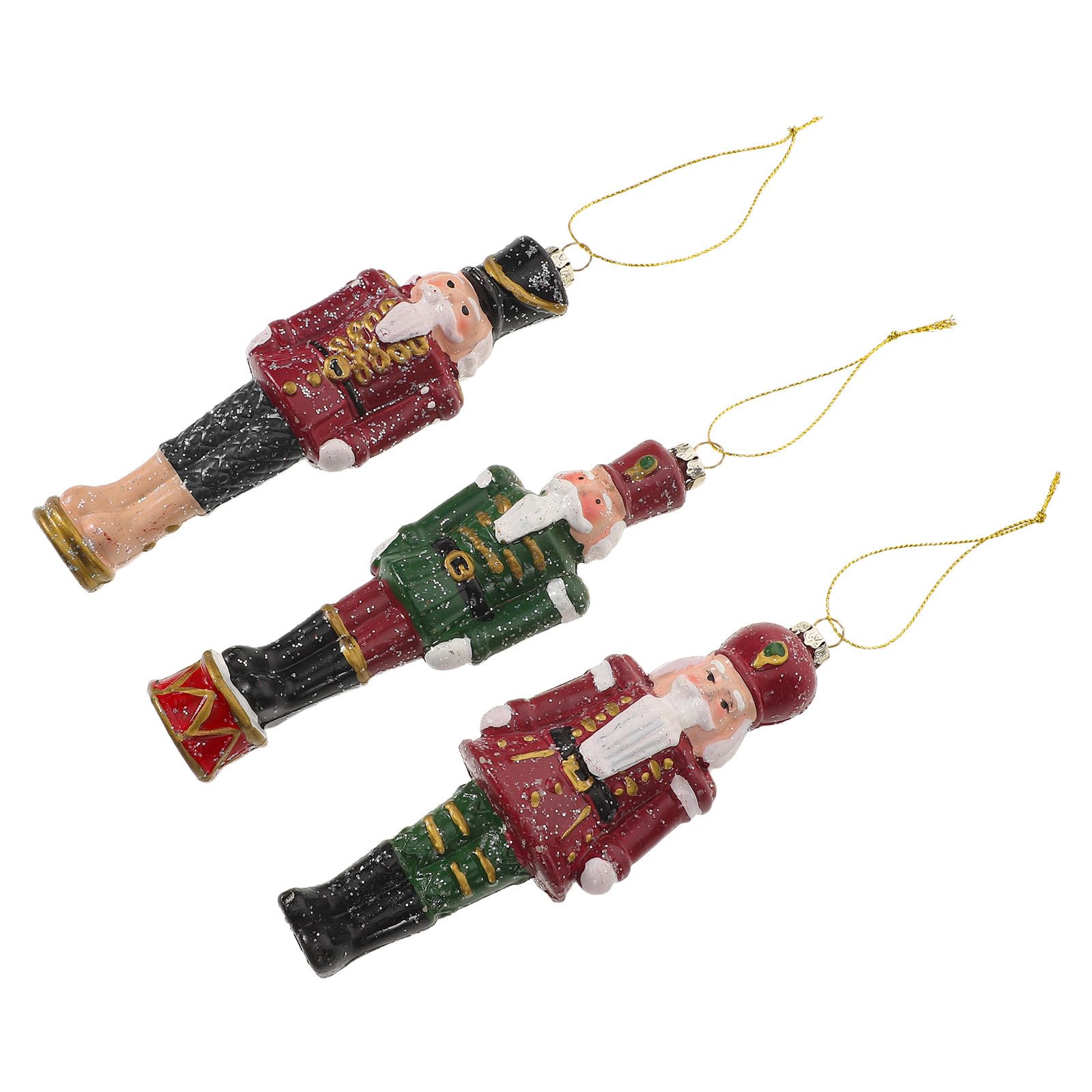 FRCOLOR 15 Piezas Cascanueces Colgante de Plástico para Árbol de Navidad,