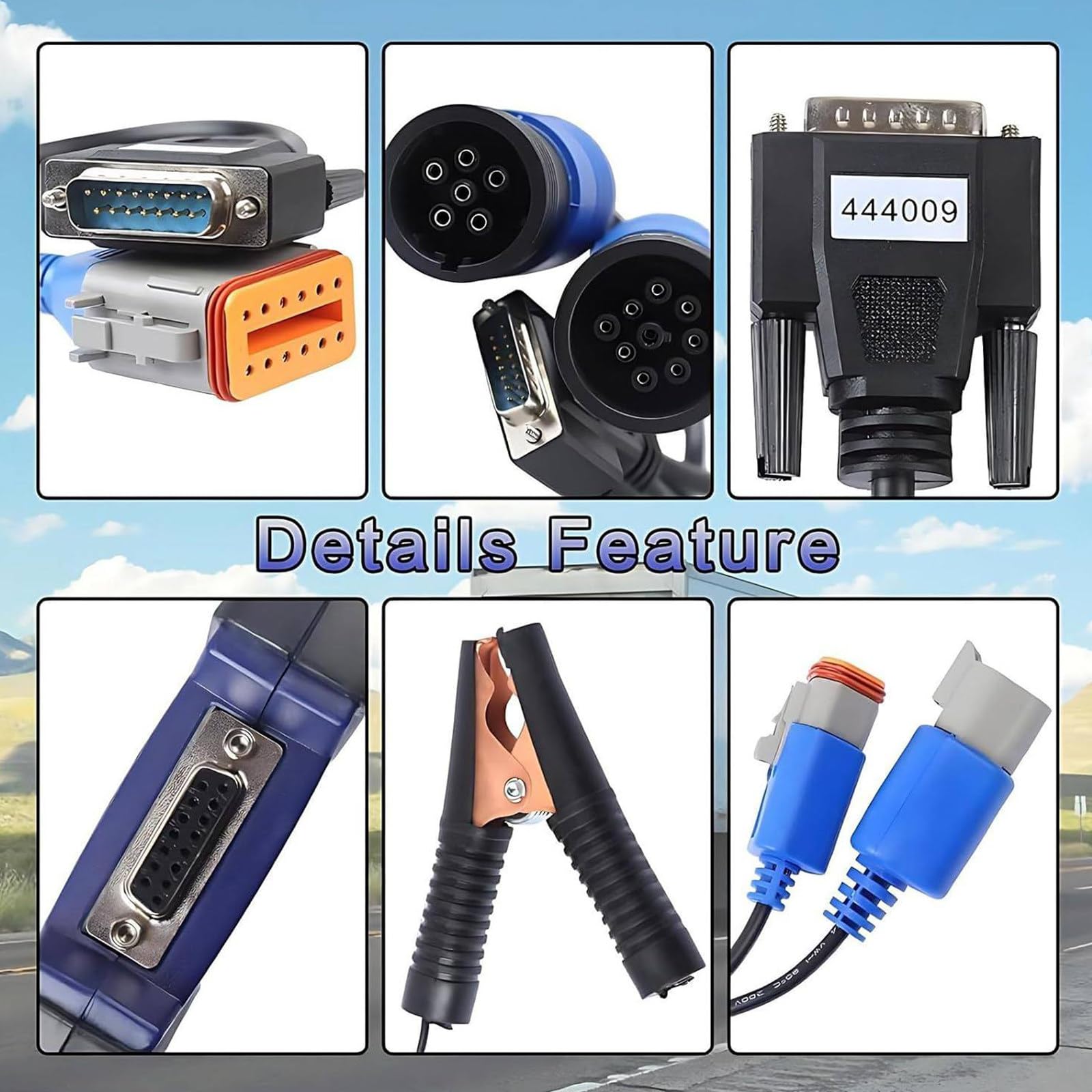 Nexiq USB-Link 3 (edición con Cable) - Equipo diagnóstico Todo Tipo vehículos, escáner Servicio Pesado Motores diésel, Camiones universales y excavadoras, rápido a los Datos vehículo.