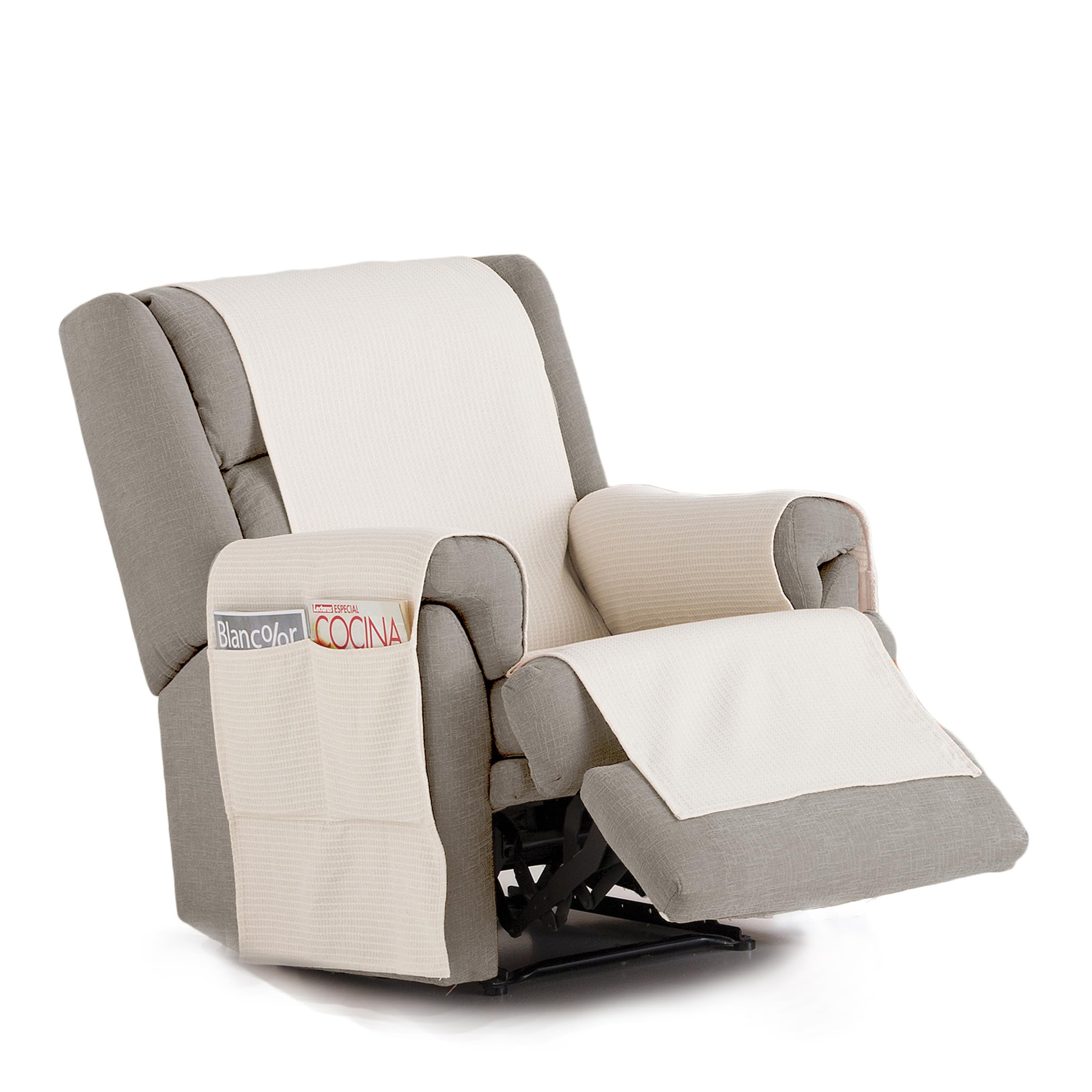Funda de sofá 1 plaza Bianca modelo 2 protector textil cubre sillón FASE5