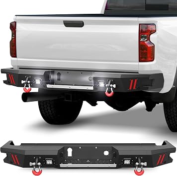 Rear Bumper Fit Chevy Silverado/GMC Sierra 2500/3500 2020-2026