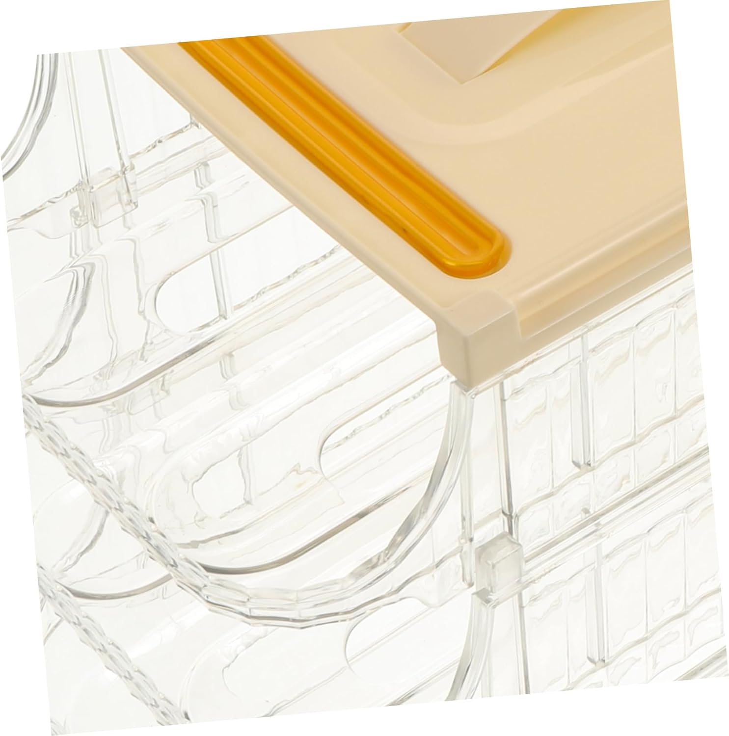 Cabilock Refrigerator Organizer Multi-layer Design Stackable Dispenser for Efficient Storage for Kitchen and Dining Room Use Holds up