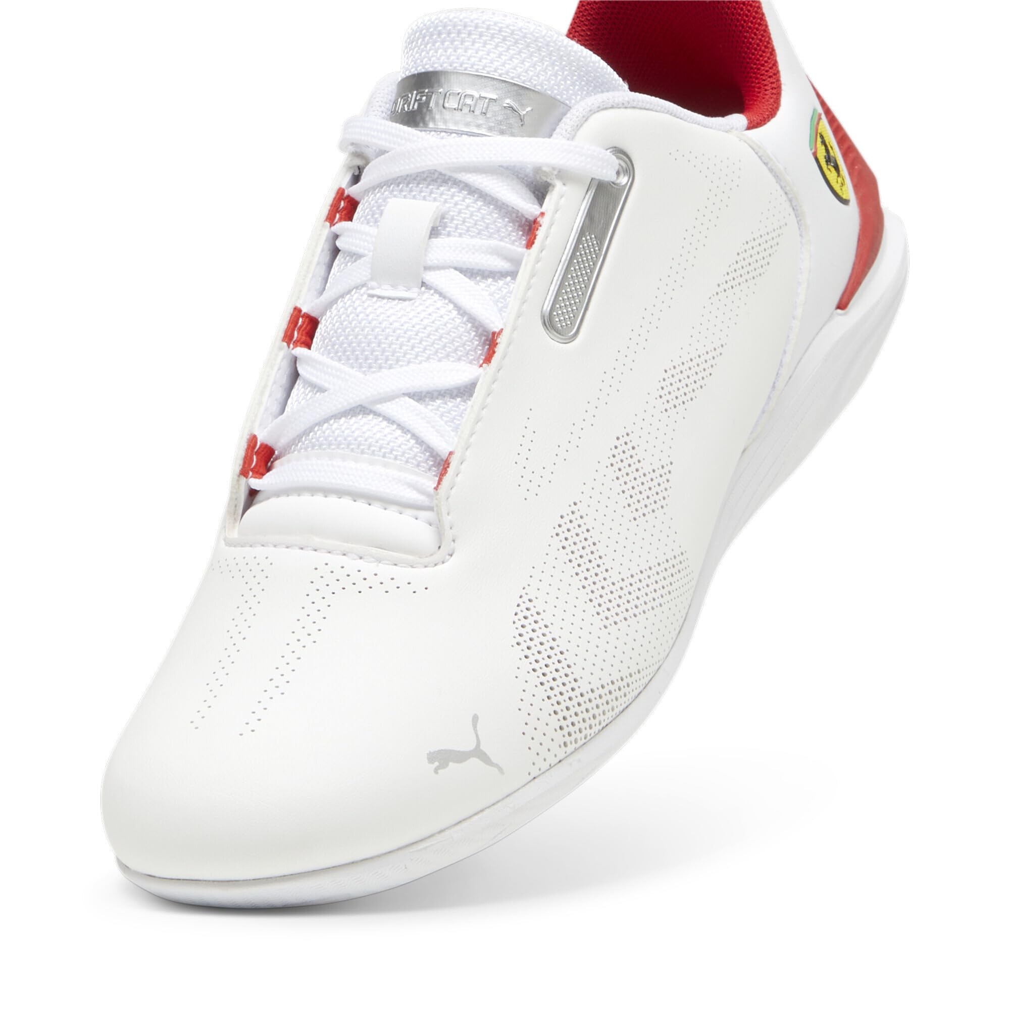 PUMA Zapatillas Scuderia Ferrari Drift Cat Decima 2.0 Niños 38 White Rosso Corsa Red ┃Zapatillas de Motorsport Juvenil Unisex de Ajuste estándar