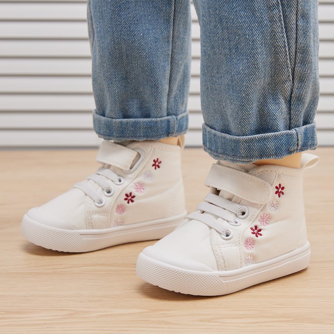 BMCiTYBM Toddler Baby Canvas Shoes Boys Girls Walking Sneakers - Image 2