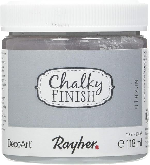 RAYHER Chalky Finish, Can 118ml, Rock-Grey, steingrau