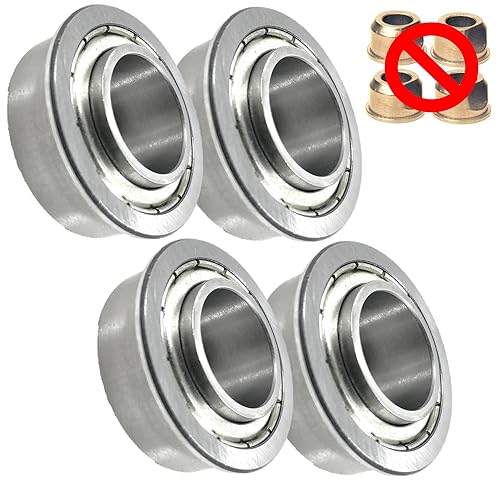 Miniatura 5 de Kit de conversión de buje de rueda delantera a rodamiento 538691201 538691301 RHLH Husillos de dirección del eje delantero para Husqvarna Craftsman