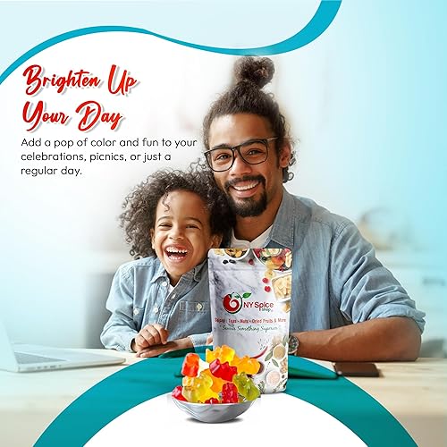 Miniatura 7 de NY SPICE SHOP Ositos de goma de fresa  Gummi Bears Strawberry  Caramelo de gomita de sabor  Caramelo de gomita  Snacks saludables para niños,