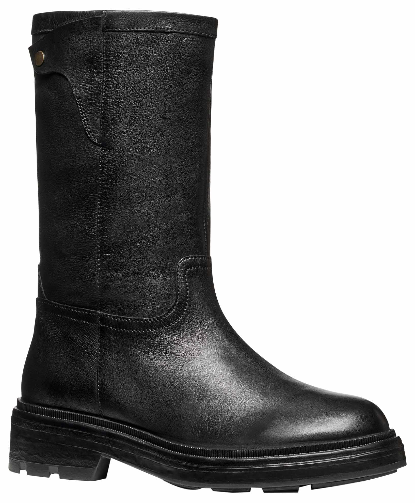 Geox Women's DSWELEN Knee High Boot, 3 UK