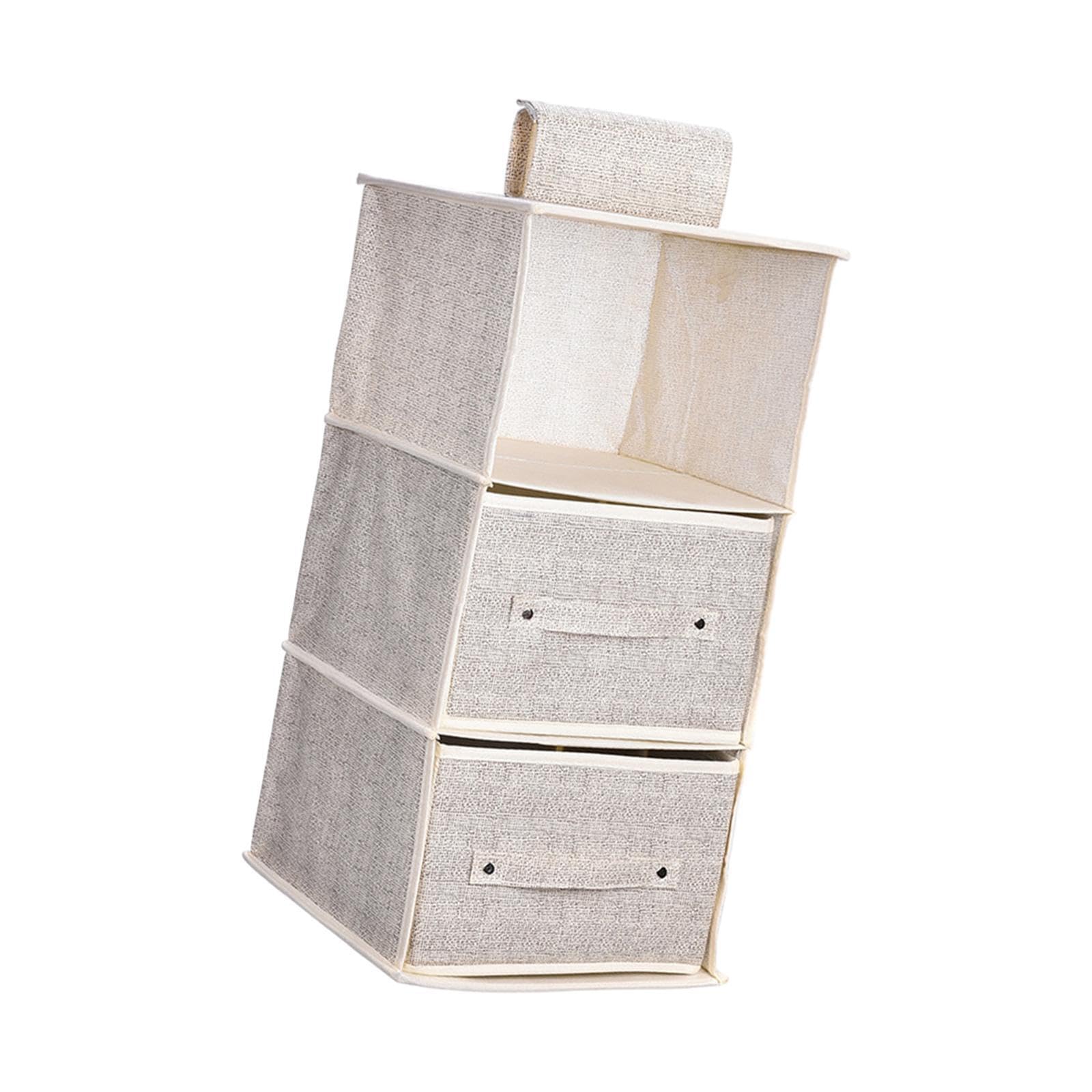 TWISAXC Heavy Duty Hanging Closet Organizer Maintains Structure Provides Efficient Storage Solutions And Can Hold Significant Weight. Versatile Hanging Storage Bag Can Be Used