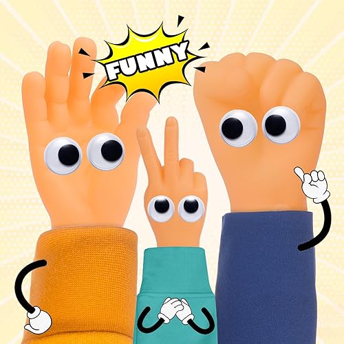 Miniatura 7 de 30 marionetas de dedo de manos pequeñas, manos pequeñas, pequeñas manos pequeñas, mini cosa mordaza, dedos divertidos para espectáculos de