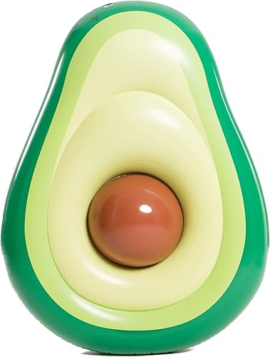 Miniatura 4 de Jasonwell Flotador inflable de aguacate para piscina con bola y Jasonwell inflable de dinosaurio, tubo flotante para niños y niñas, flotador T-Rex