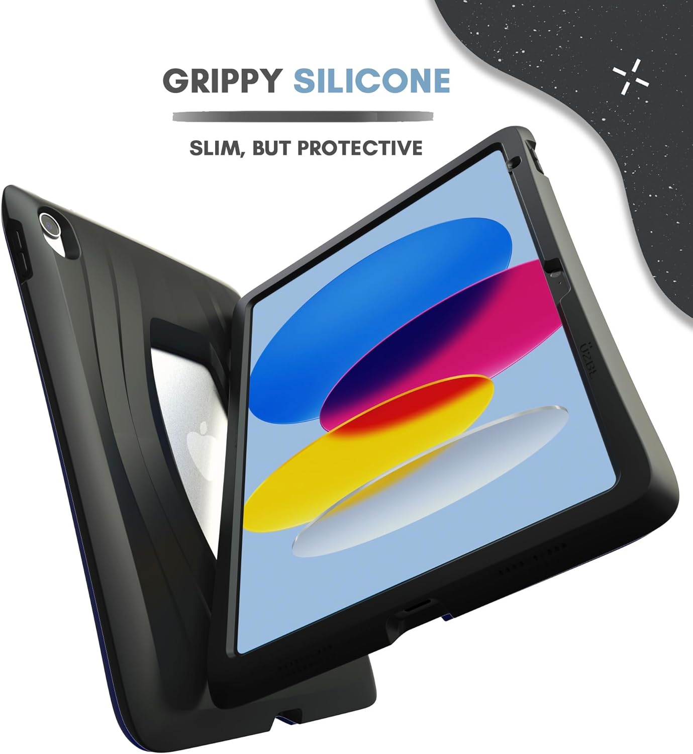 UZBL AirWave Case for 2025 iPad 11th Gen A16 & 10th Gen 2022 10.9-inch - Premium Silicone Protective Case Cover (1-Pack)