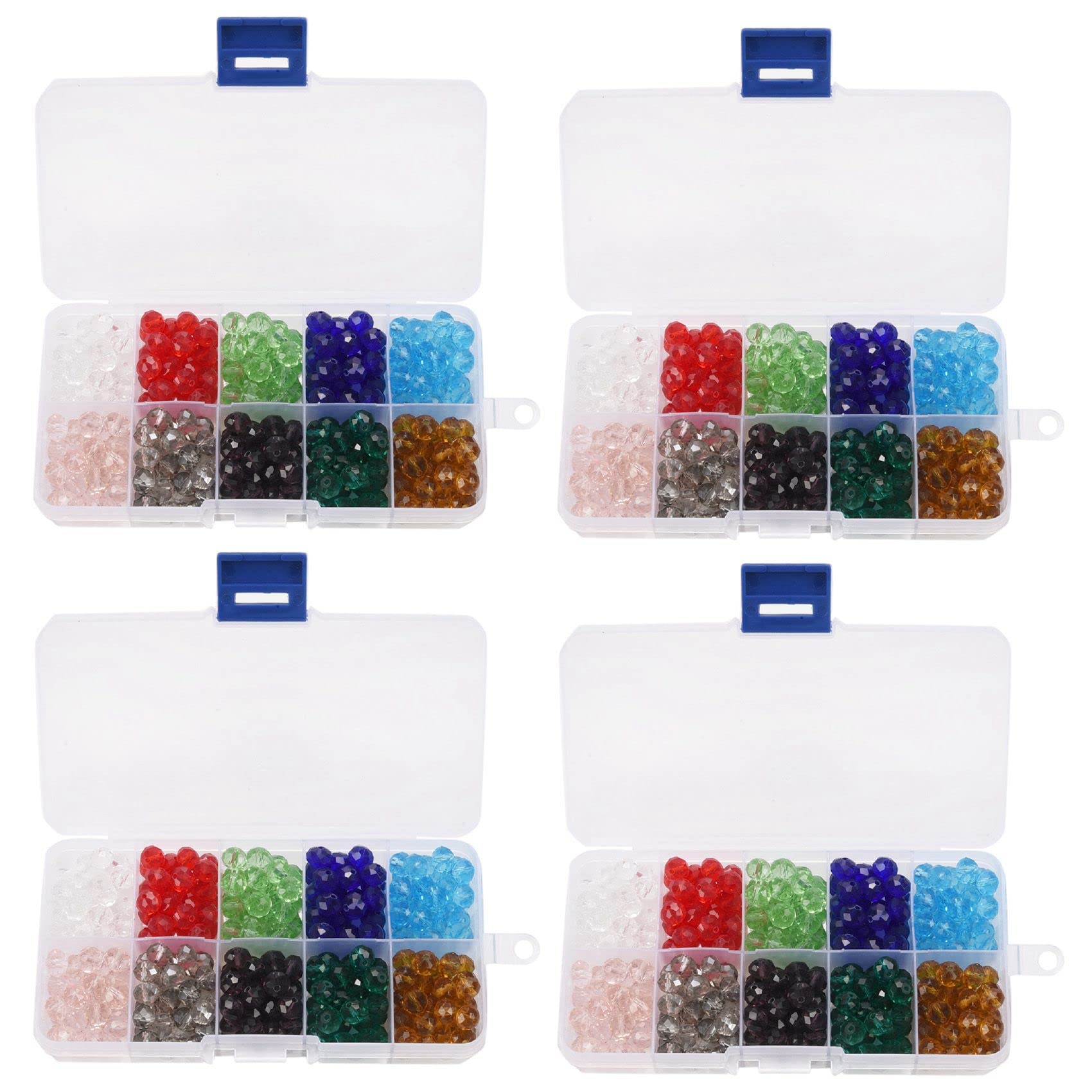 Perles de verre anti-ternissement : 1200 perles de 8mm pour reussir vos bijoux DIY