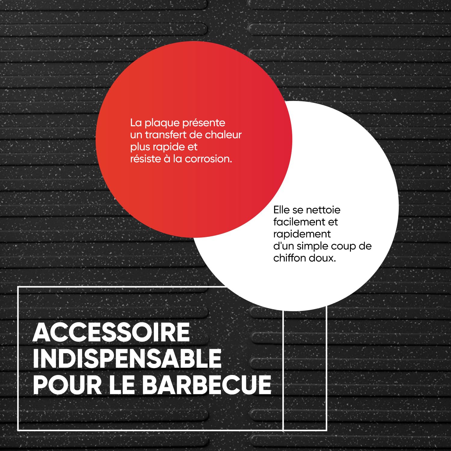 Plaque de gril Réhausse pour réchaud à gaz, poêle grill antiadhésive pour réchaud de camping, Plancha pour BBQ, camping et barbecue à gaz, accessoires pour réchaud de camping, réhausse de gril