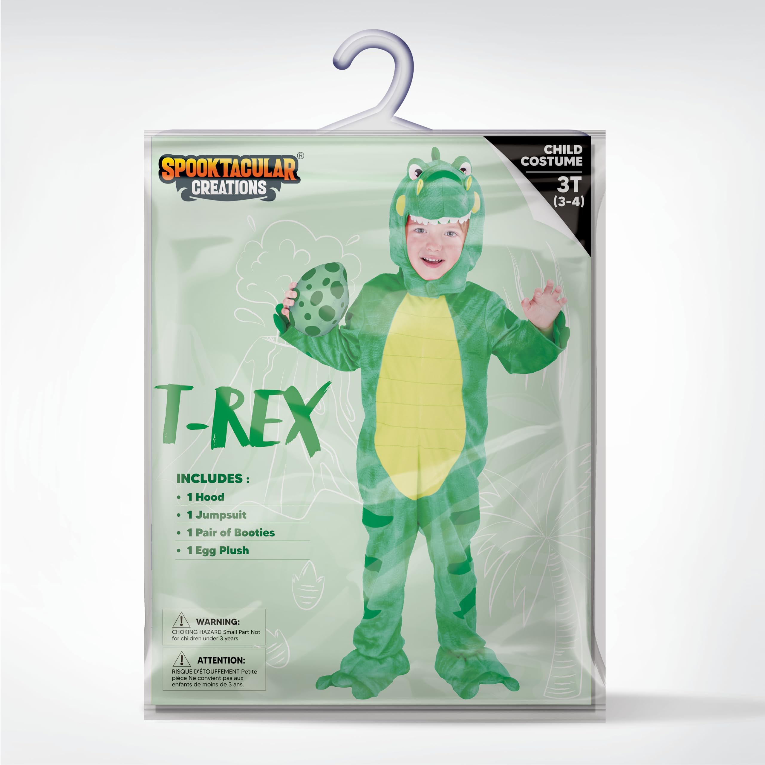 Spooktacular Creations Halloween Dziecko Pomarańczowy Dinozaur T-Rex Realistyczny kostium dla dzieci Mały Halloween Sztuczka lub umowa