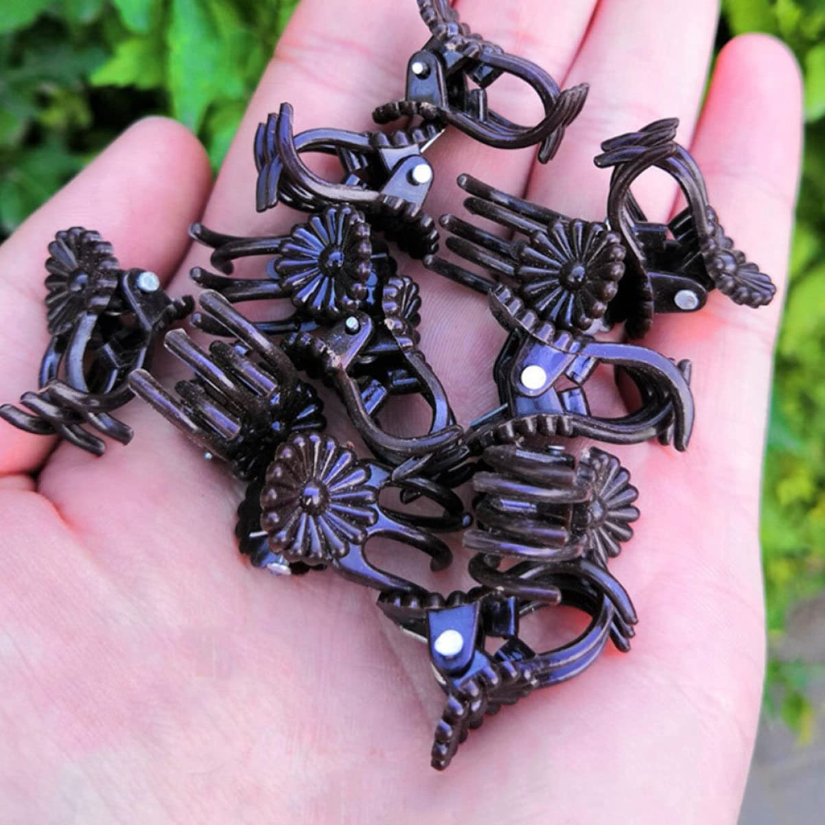 TOYANDONA 2 Sätze Pflanzenfixierungsclips Und Halterungen Für Gartenpflanzen Wetterfeste Klammern Für Kletterpflanzen Gemüse Und Blumen Zur Unterstützung Pflanzenwachstums 20 Stück * 2