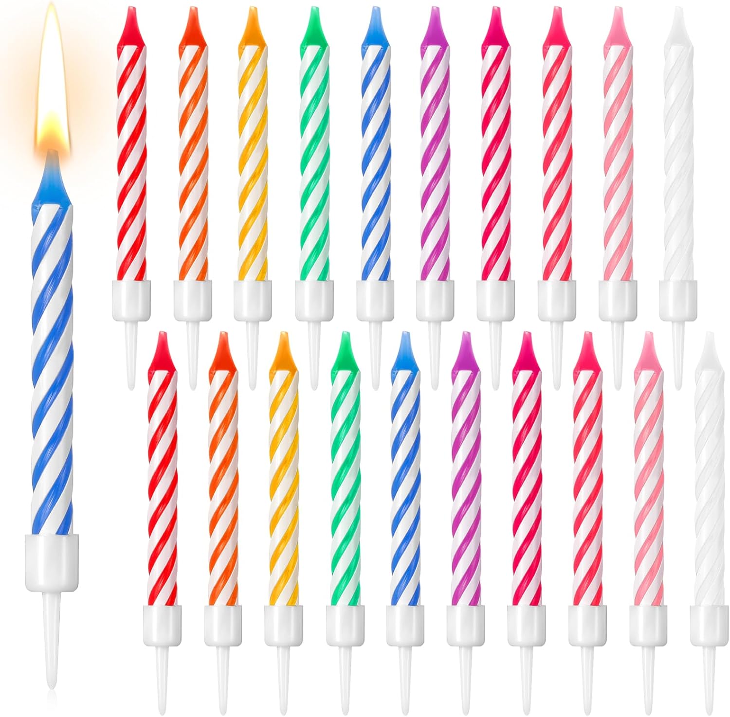 Sinmoe színes születésnapi gyertyák szett