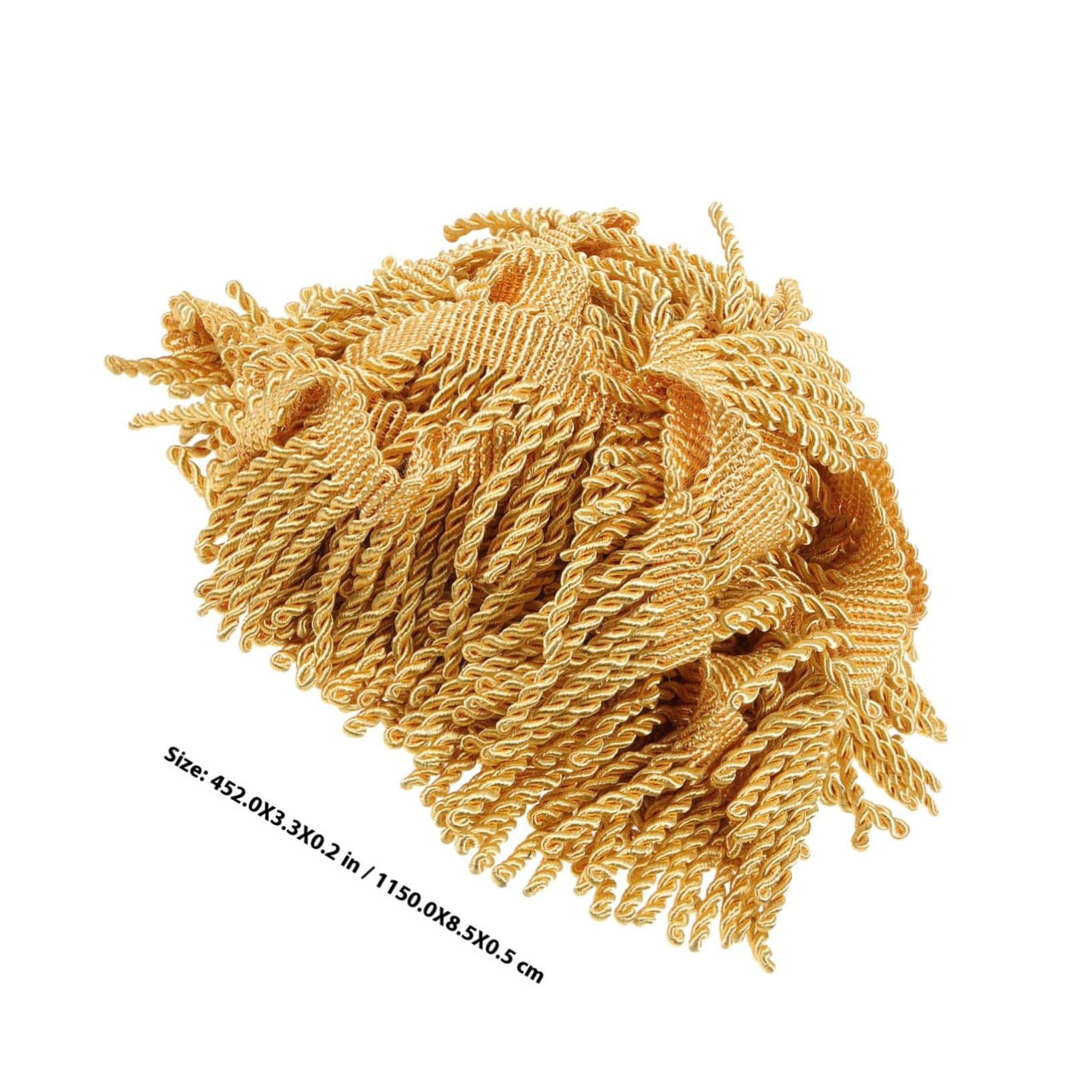 Fransenborte Quastenbesatz Polyester Tassel Trim DIY Vorhang Gardinenband zum Aufnähen für Flaggen Lampenschirme Sofakissen Dekoration