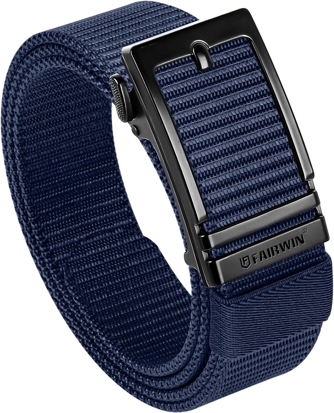 FAIRWIN Men's Ratchet Belt - Nylon Web Work Belt with Automatic Buckle, Adjustable for Jeans, Pants, Golf, and Everyday Use