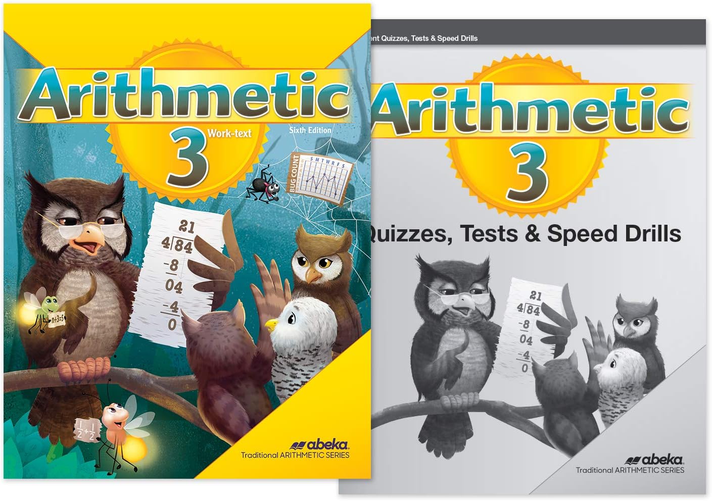 Grade 3 Arithmetic Child Kit - Abeka 3rd Grade Student Workbook, Tests, and Speed Drills Combo Pack