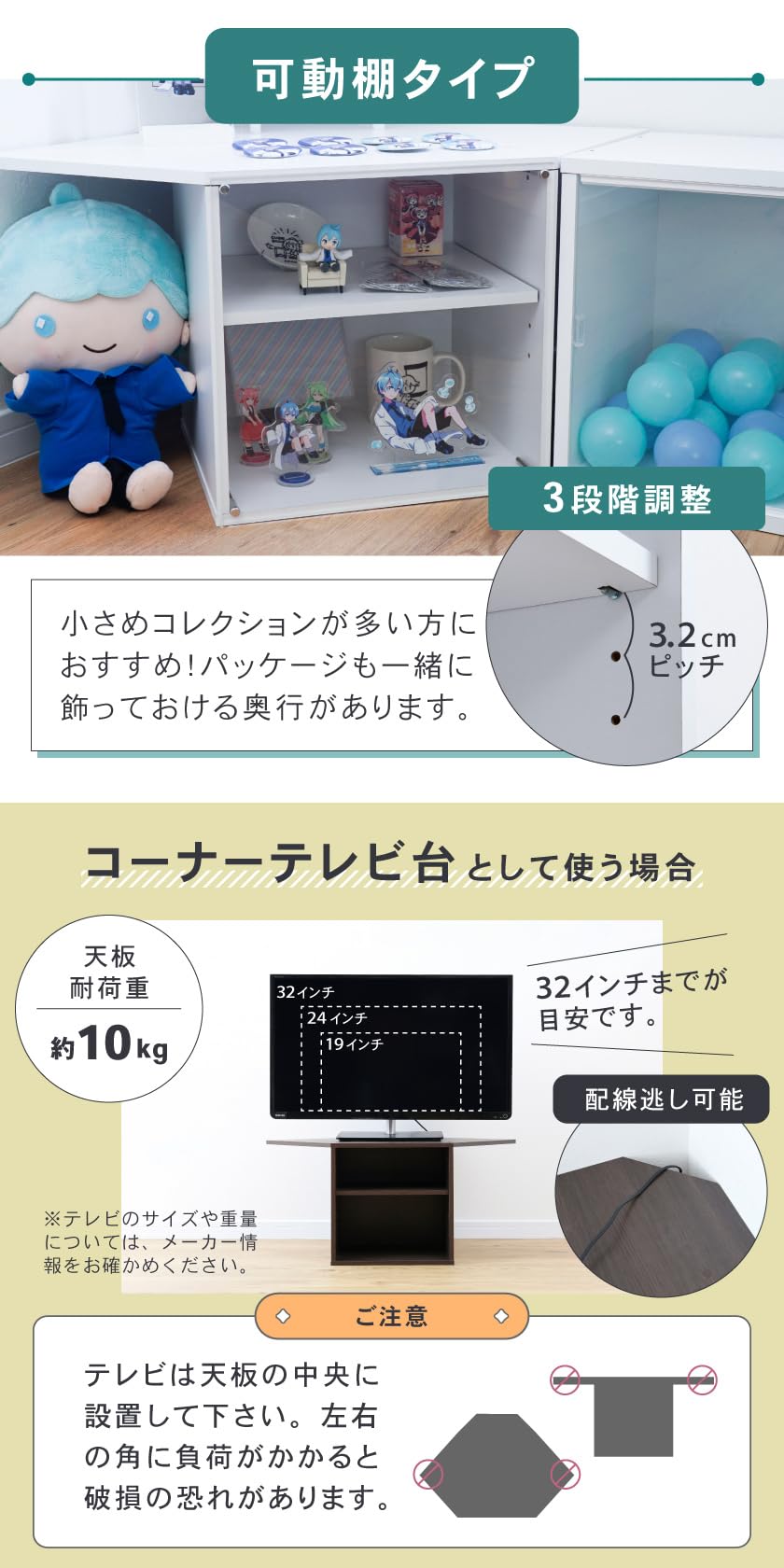 Amazon.co.jp: SemiSta キューブボックスα オープンタイプ フロント