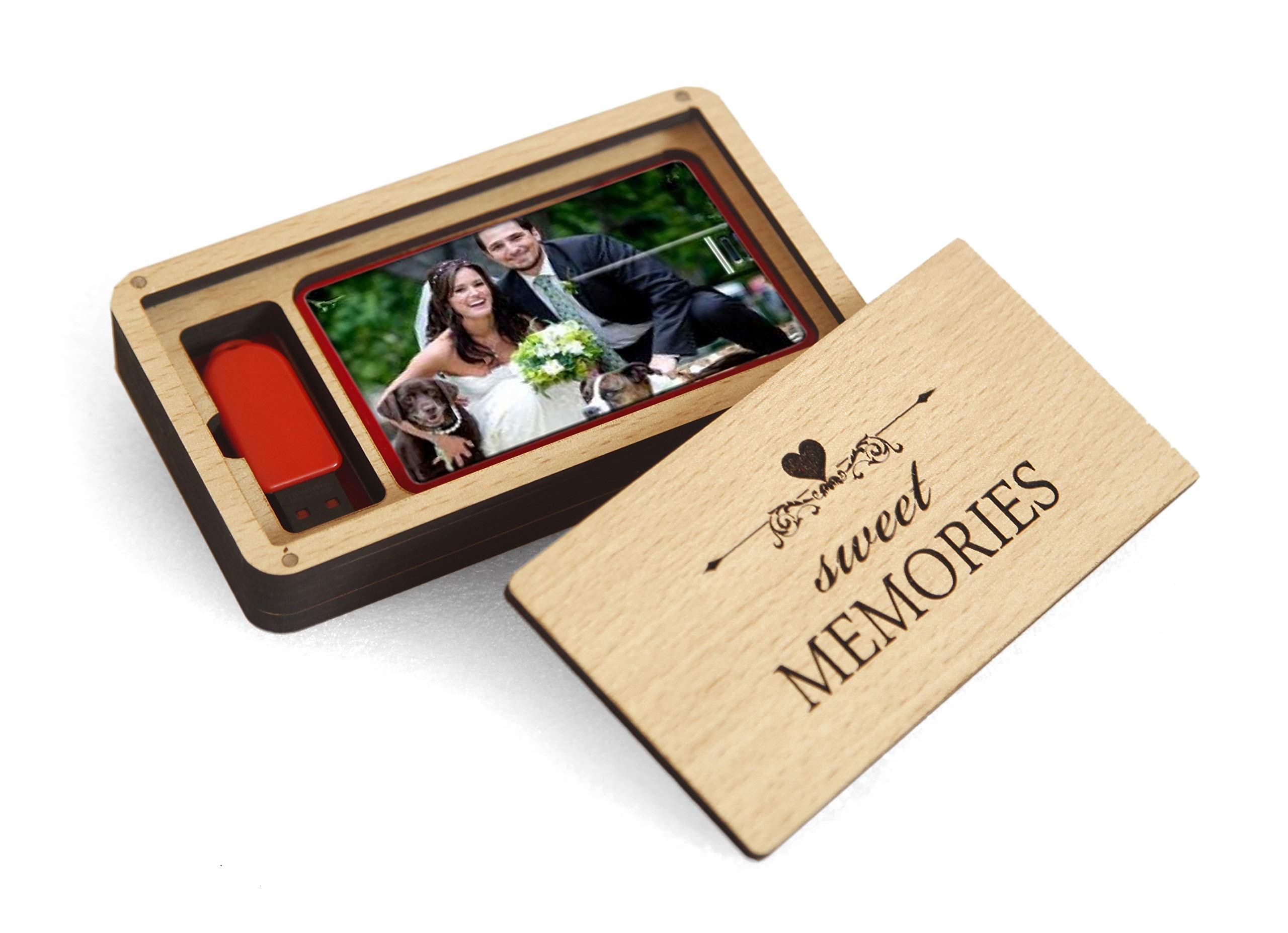 HIOLTY Wooden Decorative Pendrive Box | Pen Drive Organiser Holder Box | Wooden Pendrive Case Gift Item (1334) (B0C96QQ1XF) Amazon Price History, Amazon Price Tracker