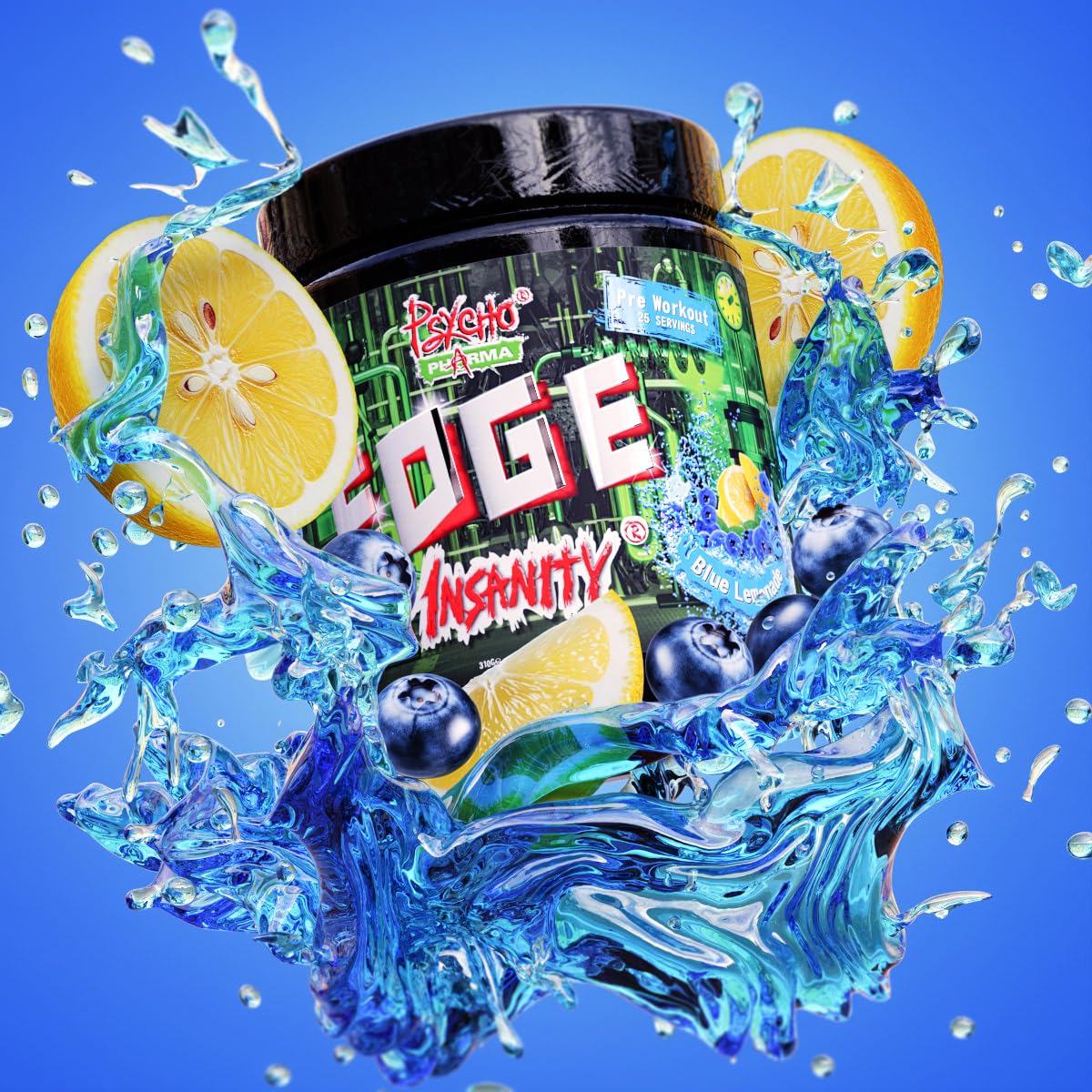 Edge of Insanity Pre Workout - Blue Lemonade