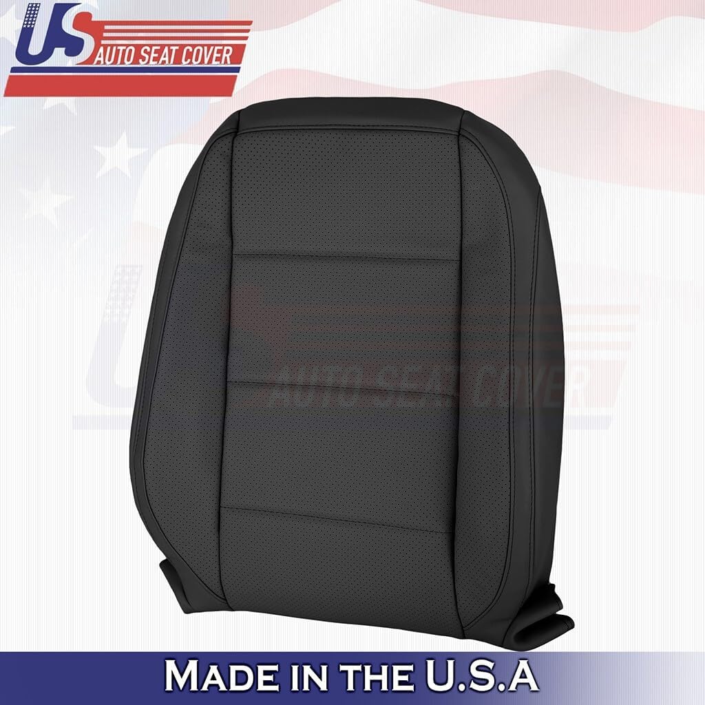 2006 2007 2008 2009 2010 Volkswagen Jetta Passenger Top Leather Seat Cover Black