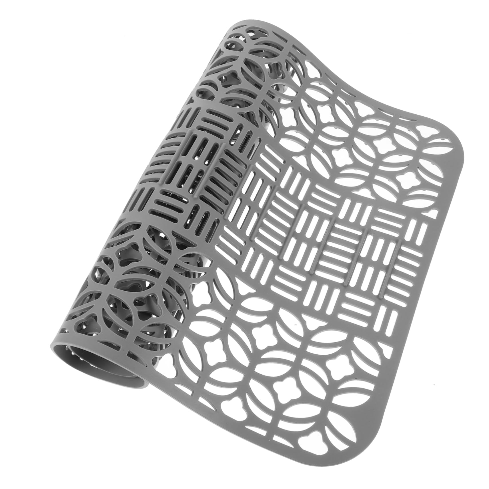 Tapis d'égouttage silicone résistant à la chaleur avec surface antidérapante pour vaisselle
