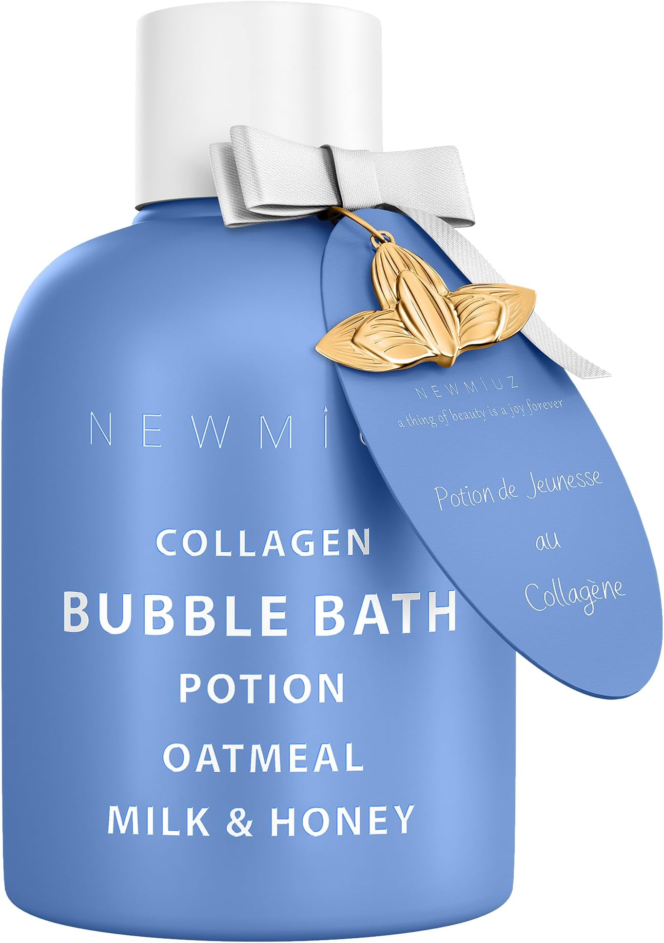 product image Collagen Bubble Bath - Long Lasting Bubbles Luxury Foaming Bath - Oatmeal Milk Honey - Moisturizing Relaxing Stress Relief Calming Self Care Spa Gift for Women Birthday Gifts Christmas