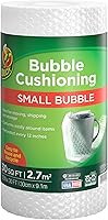 Vista 1 de Duck Brand Bubble Wrap - Embalaje protector original, 12 pulgadas de ancho x 30 pies de largo, rollo individual (393251), transparente