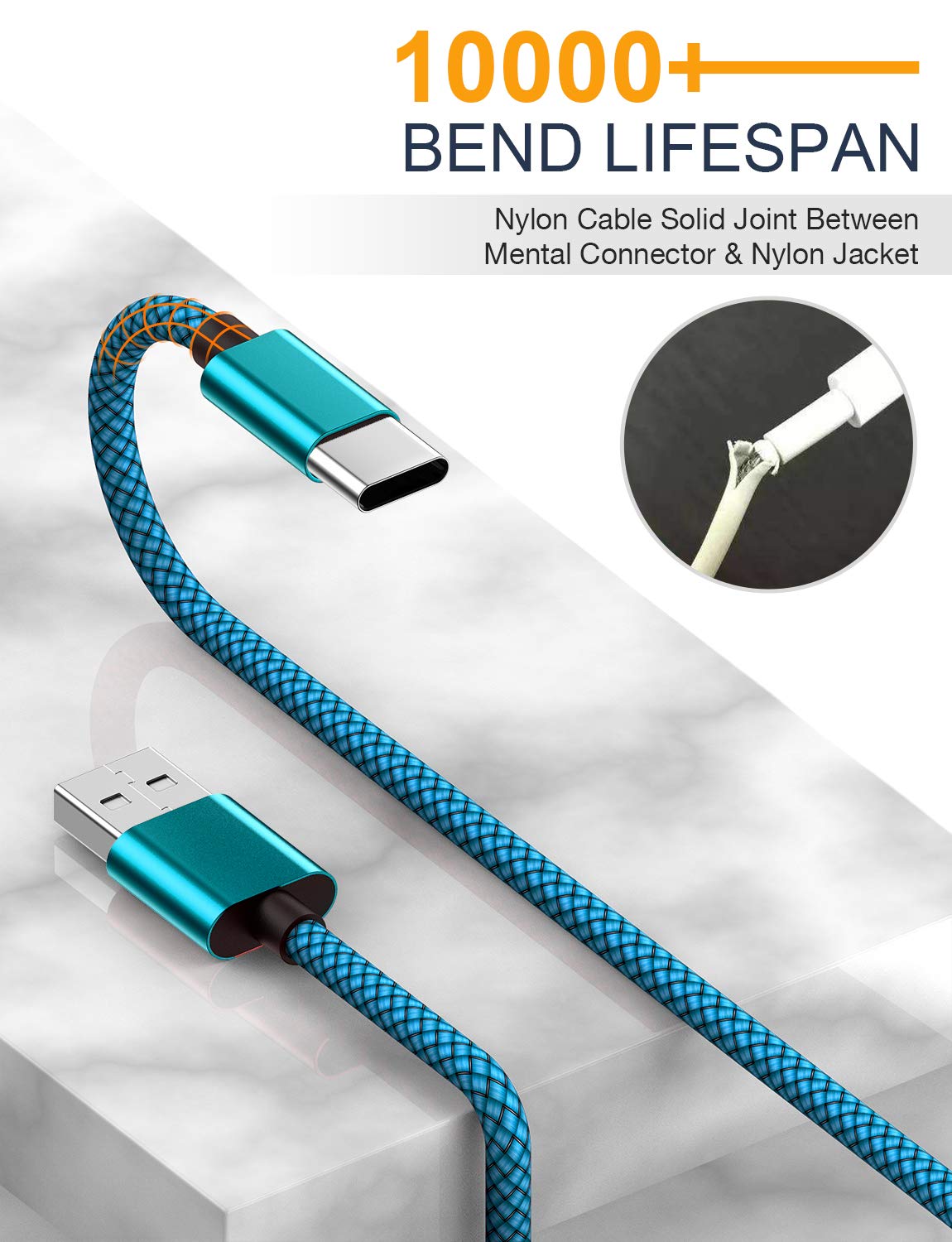 OULUOQI USB Type C Cable
