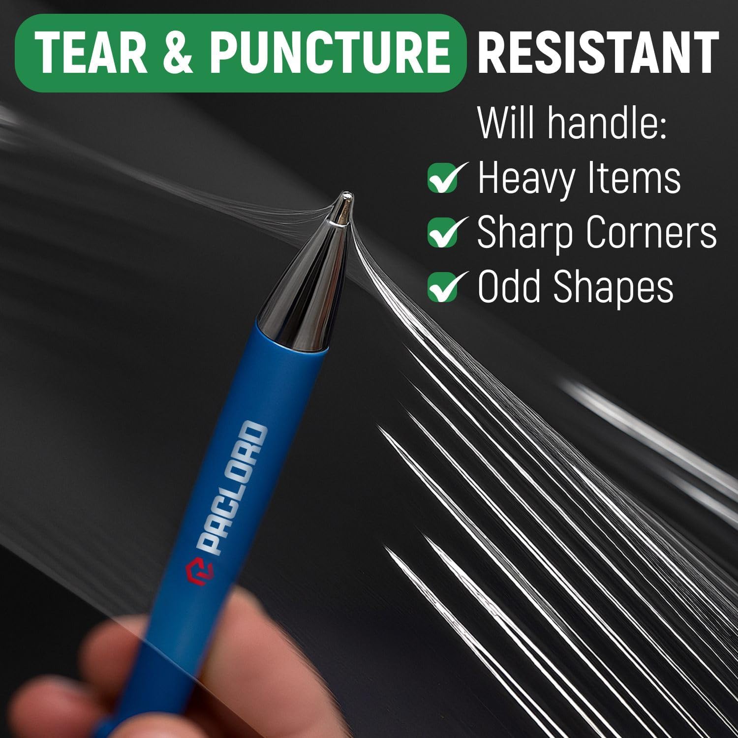 5" x 1000' Industrial Strength Mini Stretch Wrap with Extended Core Handles, Ready to Use Pack of 12 Clear Stretch Film Rolls, 80 Gauge, 500% Elongation - Shrink Wrap for Moving, Packing