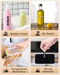 Compatible with Dymo Embossing Label Maker Organizer12965 12966 Office Mate II, 3/8 Inch X 9.8 Feet, (White on Black/Sliver/Gold/Clear/Champagne), Label Maker Refills, 5-Pack