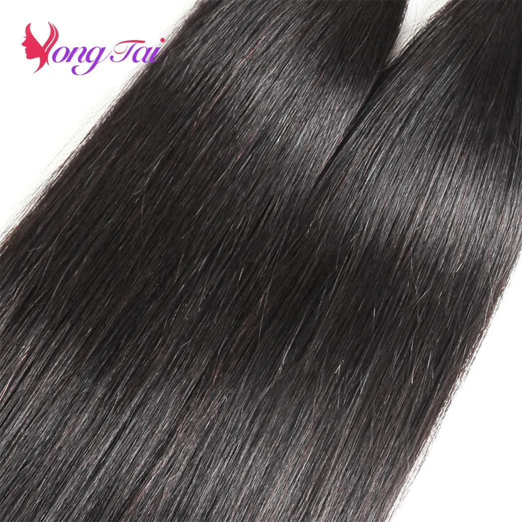 14”14”16” Malaysian Straight hair Malaysian Straight Hair 3/4 Bundle Deals Unprocessed Virgin  main image 2