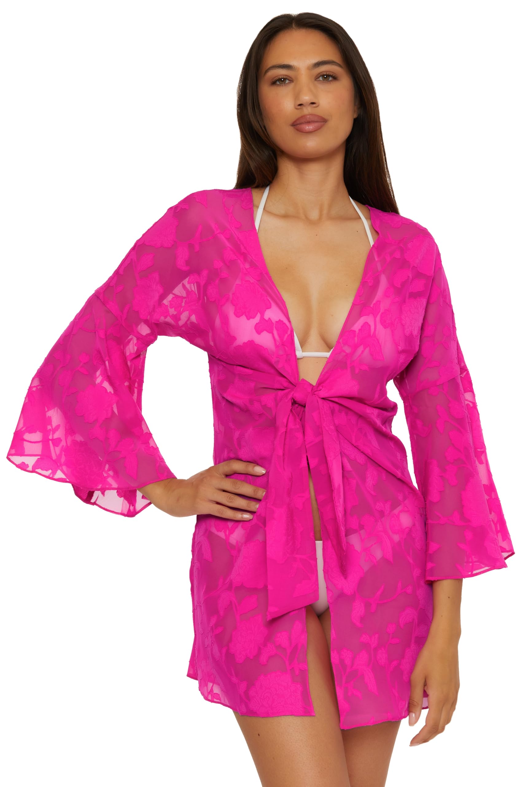 BECCA Womens Victoria Garden Tunic Casual Beach Cover Ups for Women