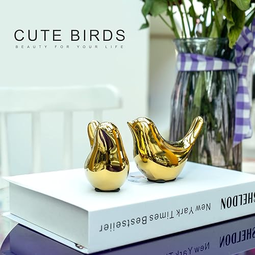 Vista 2 de Estatuas de animales pequeños, decoración del hogar, estilo moderno, pájaros, adornos decorativos para sala de estar, dormitorio, escritorio