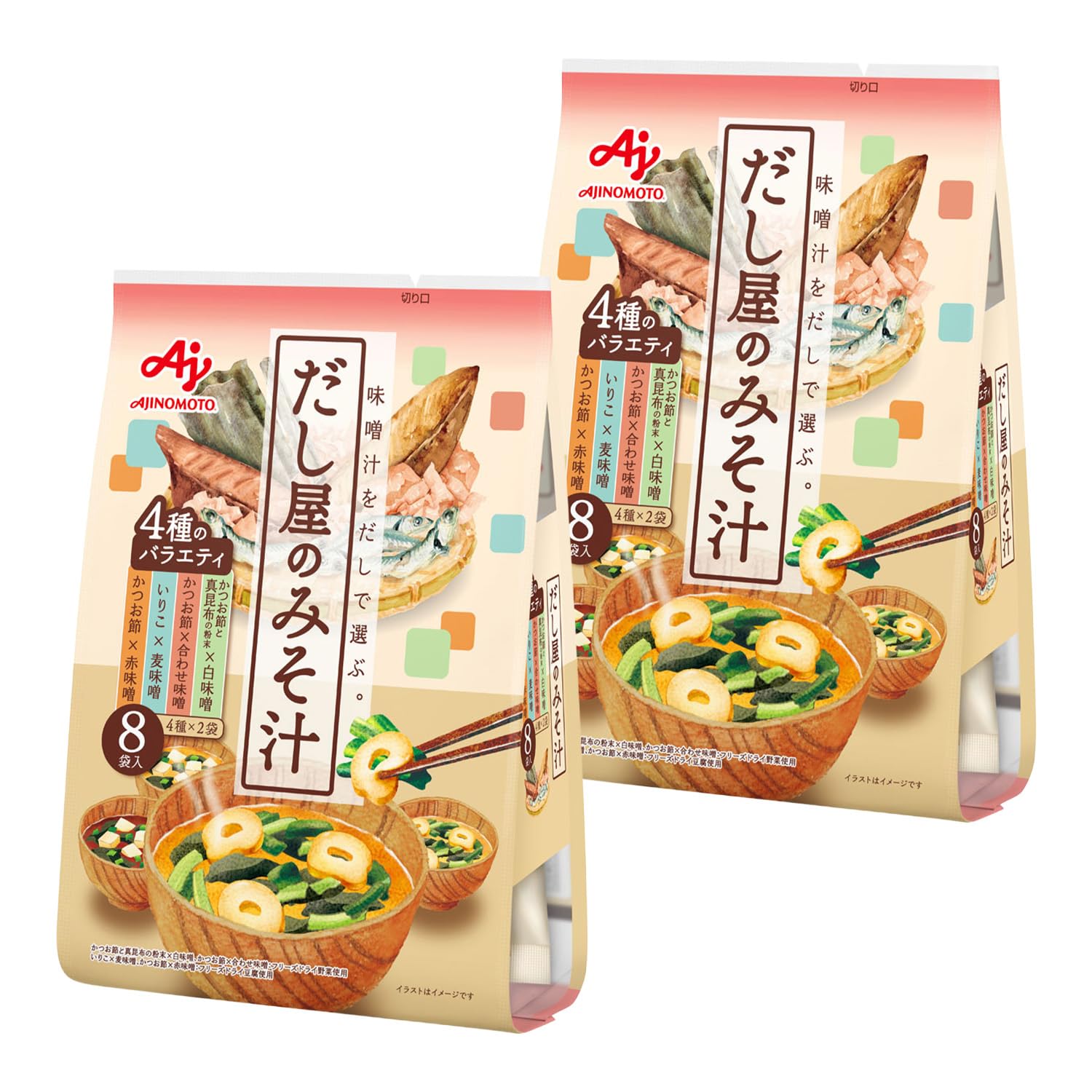 味噌汁 だし屋のみそ汁 4種のバラエティセット｜商品｜味の素株式会社