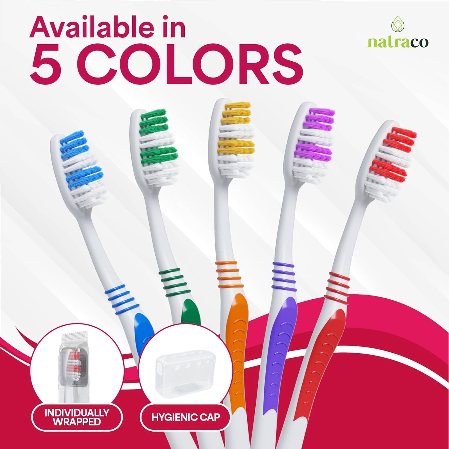 Bulk Toothbrush Pa with Covers | Premium Quality Indivily Wrapped