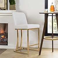 Vista 1 de Sophia & William Taburetes de bar de 24 pulgadas para isla de cocina, taburetes de bar de altura de mostrador con respaldo, sillas de bar modernas