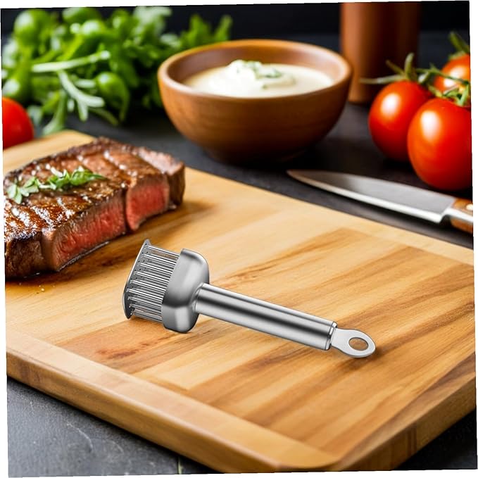 Ablandador de Carne de Acero Inoxidable TOYANDONA 20x6x6 cm miniatura 7