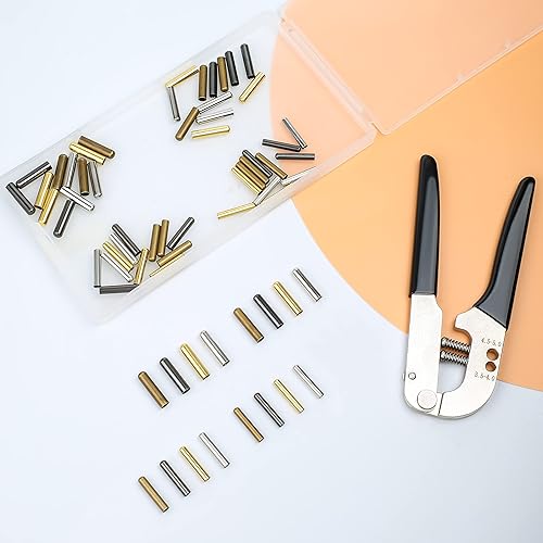 Miniatura 5 de Sopnom Puntas de cordones para zapatos, herramientas de 3.5, 64 piezas, puntas de bala, alicates de reparación para tenis, sudaderas con capucha,