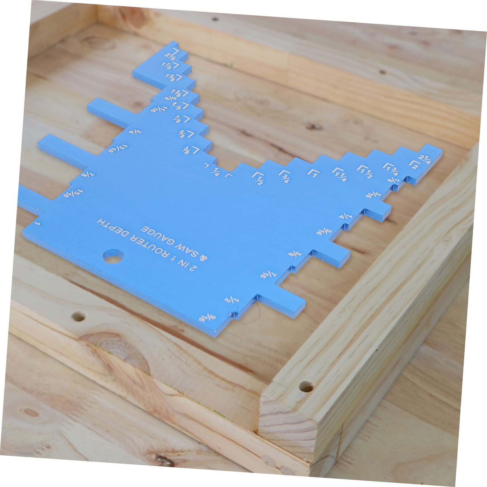 QUMIIRITY Step Gauge Carpenters Tool Chainsaw Depth Gauge for Woodworking Projects