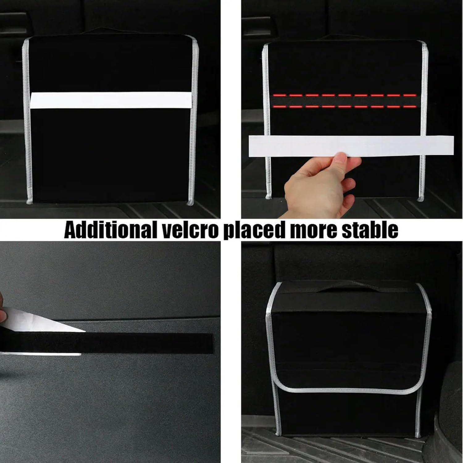 ウールフェルト収納バッグ 車用オーガナイザー トランクケースホルダーボックス 折りたたみ式カーゴ収納ツール 大容量車用収納ボックス  Amazon.co.jp: トランク 収納 バッグ ツールバッグ 大容量 フェルト収納バッグ 50×17×24cm 滑り止め 折りたたみ 持ち手付き  持ち運び ... 車用大容量フェルト布収納ボックスバッグ、折りたたみ式車トランク整理ツール 、車トランク収納バッグ自動車アクセサリー