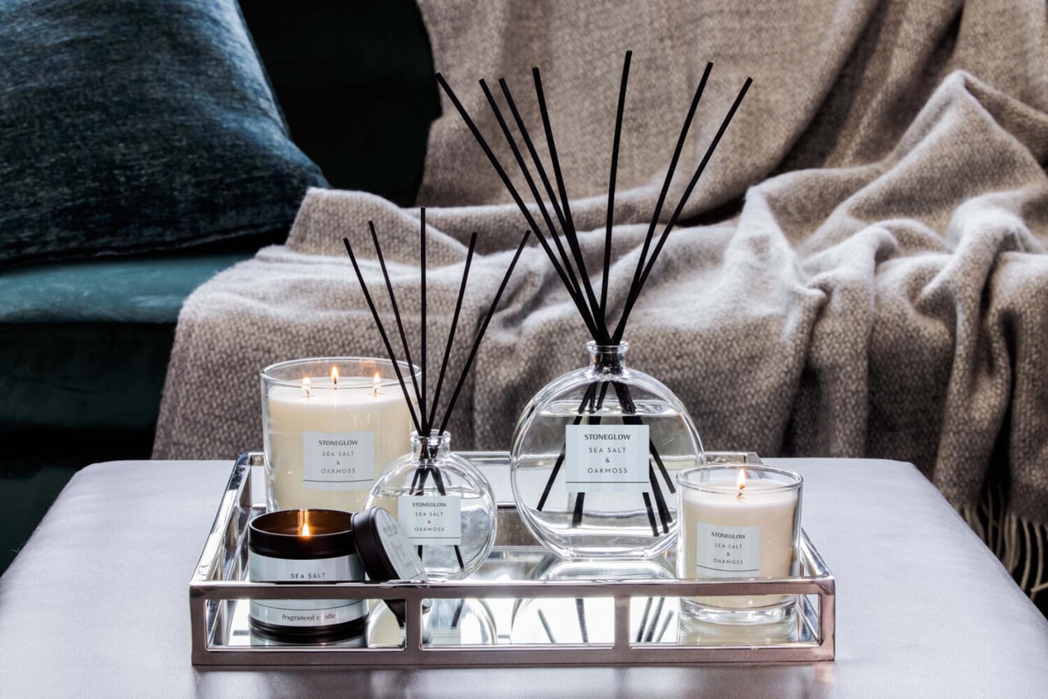 Modern Classics – Meersalz & Eichenmoos – Schilfrohr-Diffusor, groß