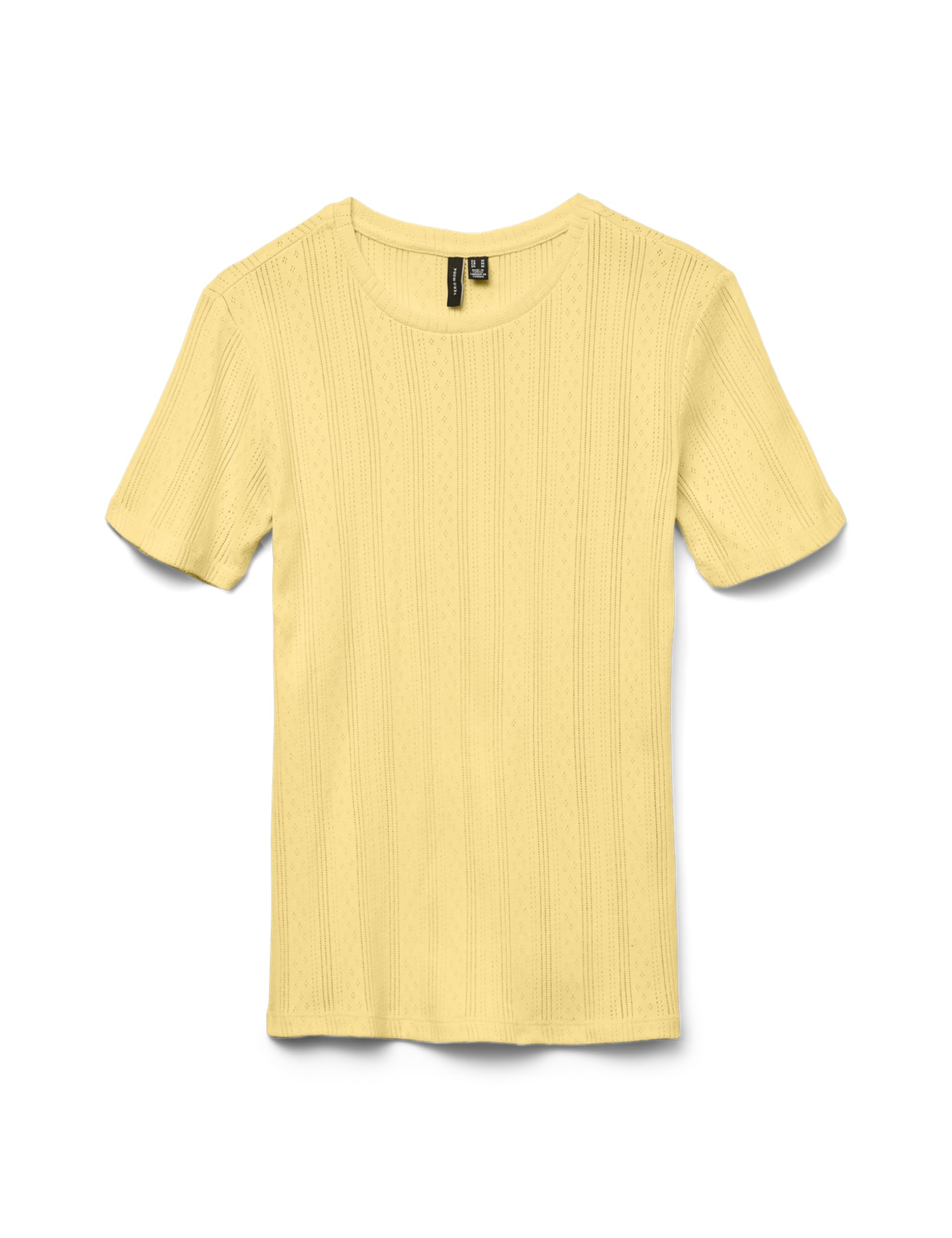 VERO MODA Vmlisa Pointelle SS Top JRS Noos, Pale Banana, S Women