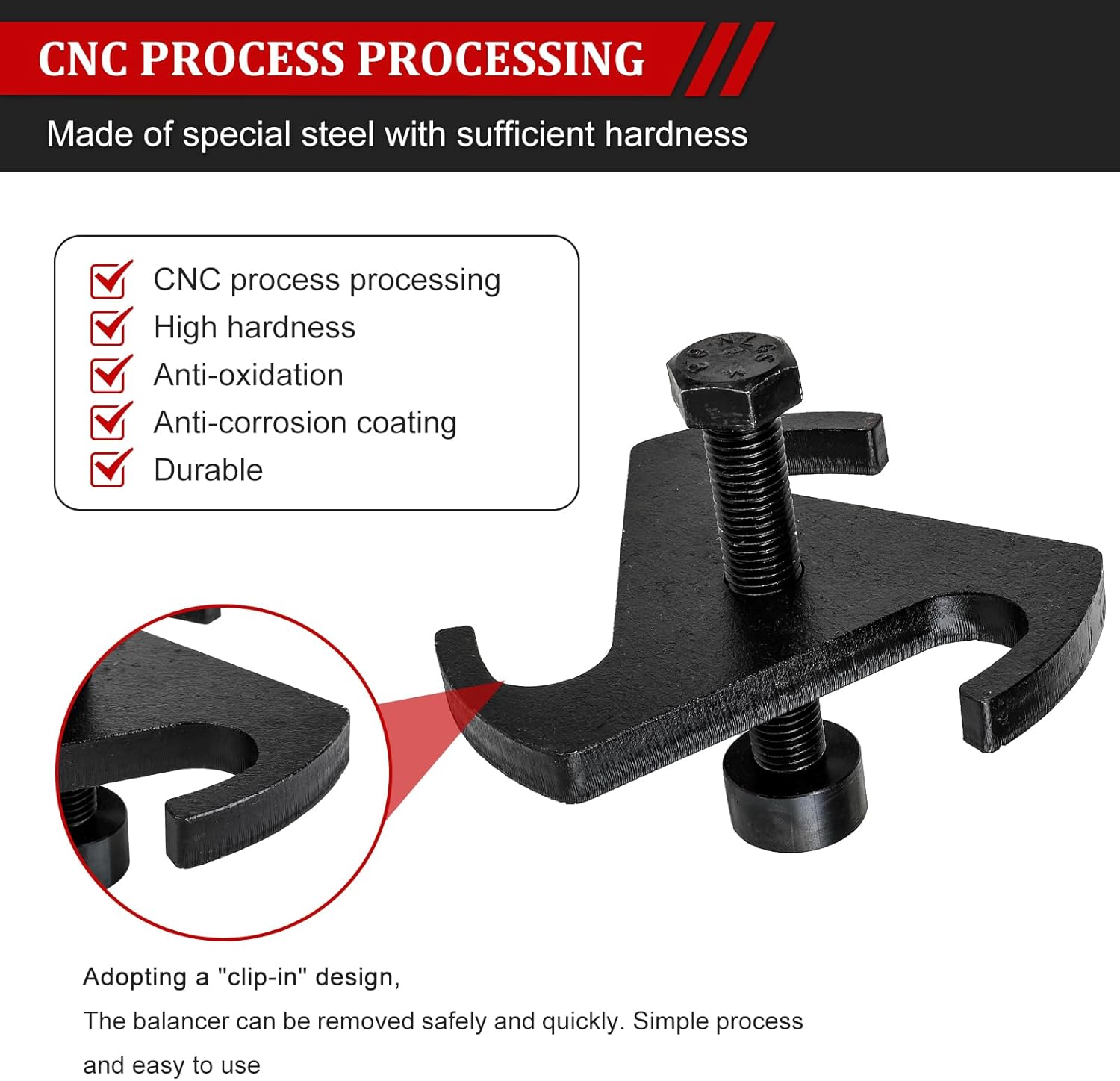 3mirrors LS Harmonic Balancer Pulley Installation Puller Tool w/Bearing for GM Chevrolet