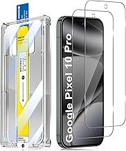 Aerku Screen Protector for Google Pixel 10/10 Pro, [2 Pieces] [Automatic Installation] Bubble-Free, 9H HD High Sensitivity Scratch Resistant Tempered Glass Tempered Glass [Transparent]