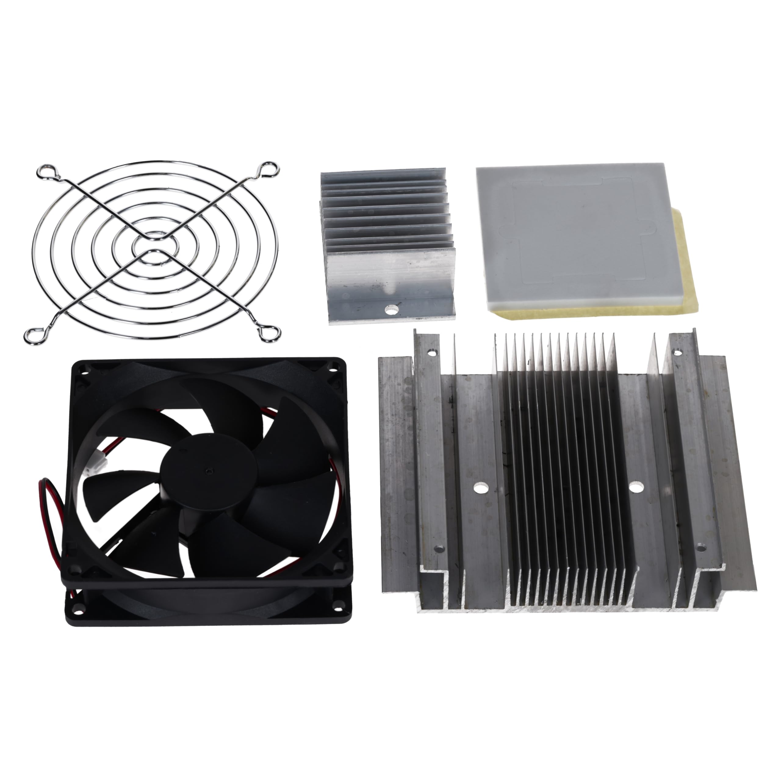 AZDelivery Kit de refrigeración Peltier – disipador de calor y ventilador 12 V – aluminio, 12 V, accesorios